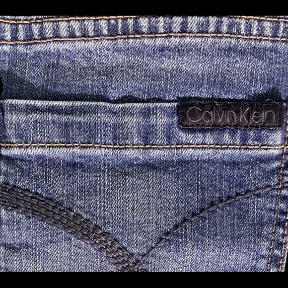 Calvin Klein Denim Jean Short Skirt size 31/12 - Picture 6 of 7